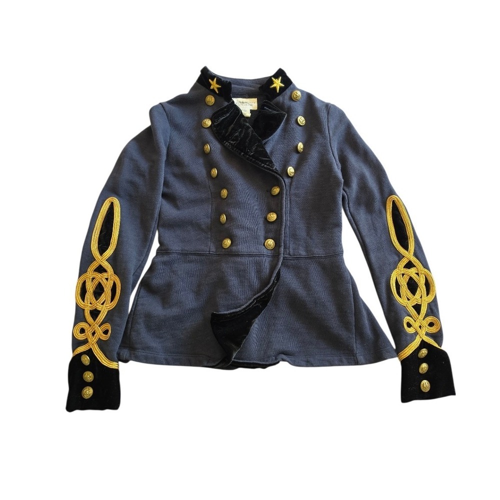 Denim&Supply Ralph Lauren Military Officer Marching Band Blue Jacket sz XSTP